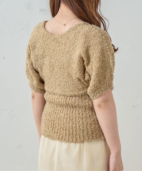 Ambre Neige(アンブルネージュ)の「リボーンヤーンキャミ&ボレロ/【WEB/EC限定商品】(アンサンブル・レディース・アイボリー/ベージュ/ピンク・FREE)」の18枚目の写真