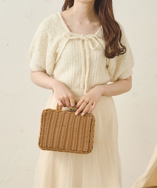 Ambre Neige(アンブルネージュ)の「リボーンヤーンキャミ&ボレロ/【WEB/EC限定商品】(アンサンブル・レディース・アイボリー/ベージュ/ピンク・FREE)」の21枚目の写真