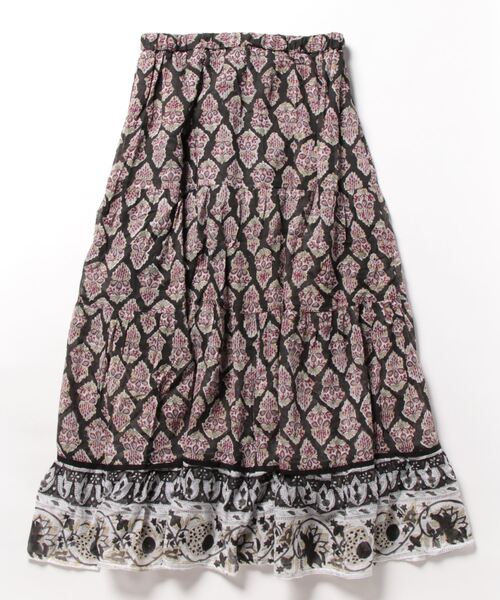 チャイハネ（チャイハネ）の「【チャイハネ】ブリーラティアードスカート（スカート・レディース・パープル/ベージュ/ブラック・FREE）」の11枚目の写真