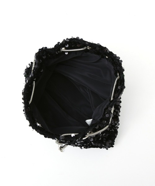 soeur（スール）の「SOEUR/メタルミニショルダーバッグ/スパンコールバッグ（ショルダーバッグ・レディース・シルバー/ブラック/ピンクベージュ・フリー）」の13枚目の写真