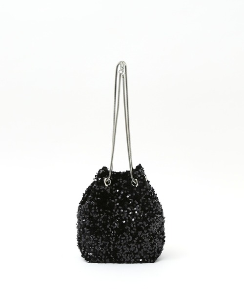 soeur（スール）の「SOEUR/メタルミニショルダーバッグ/スパンコールバッグ（ショルダーバッグ・レディース・シルバー/ブラック/ピンクベージュ・フリー）」の19枚目の写真