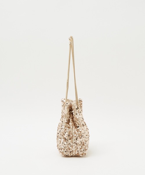 soeur（スール）の「SOEUR/メタルミニショルダーバッグ/スパンコールバッグ（ショルダーバッグ・レディース・シルバー/ブラック/ピンクベージュ・フリー）」の21枚目の写真