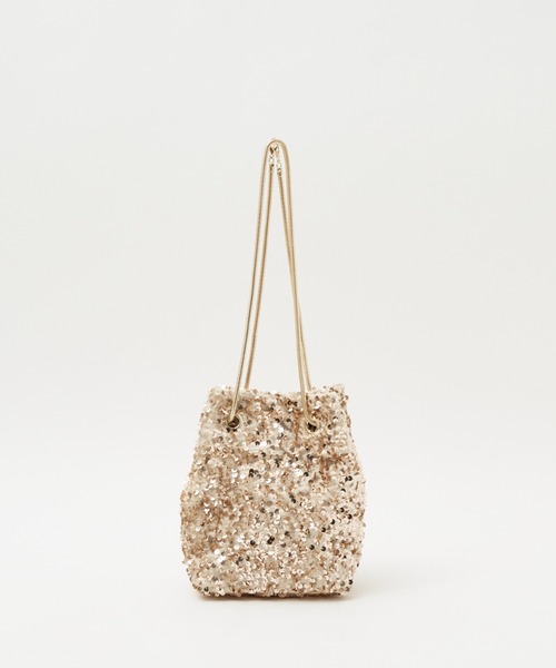 soeur（スール）の「SOEUR/メタルミニショルダーバッグ/スパンコールバッグ（ショルダーバッグ・レディース・シルバー/ブラック/ピンクベージュ・フリー）」の22枚目の写真