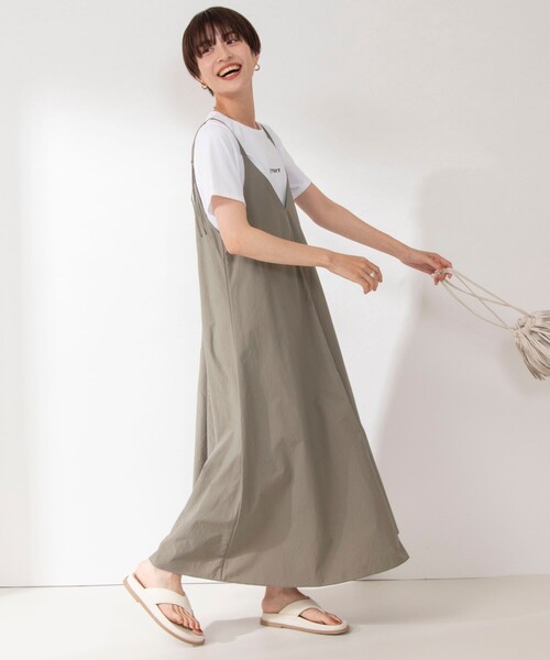 NOLLEY’S（ノーリーズ）の「キャミソールワンピース（ワンピース・レディース・ブラック系その他4/オリーブ/ブラック・38）」の17枚目の写真