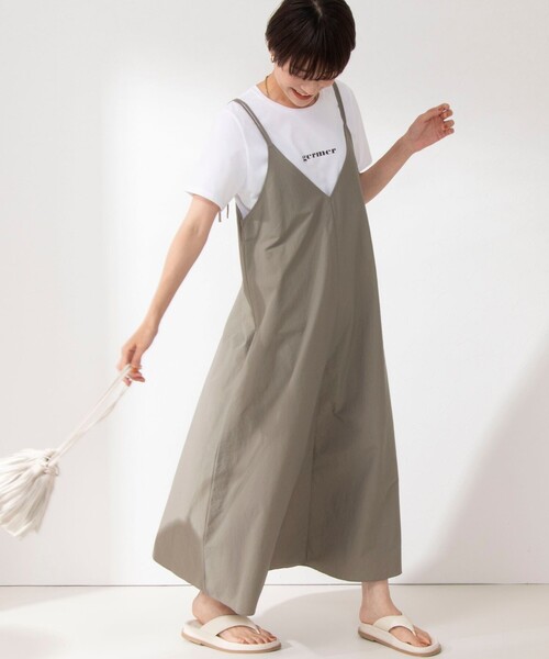 NOLLEY’S（ノーリーズ）の「キャミソールワンピース（ワンピース・レディース・ブラック系その他4/オリーブ/ブラック・38）」の18枚目の写真