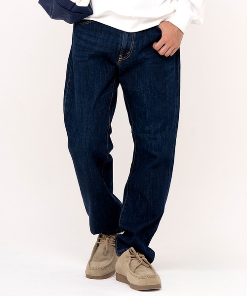 OUTDOOR PRODUCTS(アウトドアプロダクツ)の「OUTDOOR PRODUCTS/アウトドア プロダクツ ジーパン ロングパンツ 13oz レギュラーストレート デニムパンツ(デニムパンツ・メンズ・ワンウォッシュ/ブルー/ダークブルー・88/82/85/79/76/91/94)」の1枚目の写真