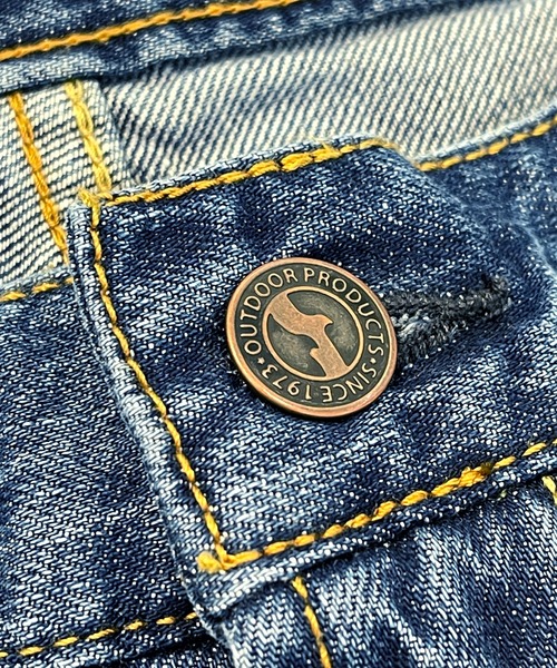 OUTDOOR PRODUCTS(アウトドアプロダクツ)の「OUTDOOR PRODUCTS/アウトドア プロダクツ ジーパン ロングパンツ 13oz レギュラーストレート デニムパンツ(デニムパンツ・メンズ・ワンウォッシュ/ブルー/ダークブルー・88/82/85/79/76/91/94)」の17枚目の写真