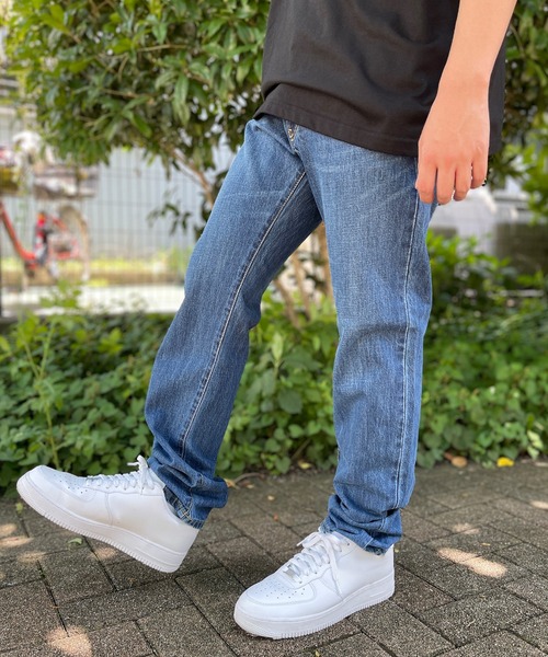 OUTDOOR PRODUCTS(アウトドアプロダクツ)の「OUTDOOR PRODUCTS/アウトドア プロダクツ ジーパン ロングパンツ 13oz レギュラーストレート デニムパンツ(デニムパンツ・メンズ・ワンウォッシュ/ブルー/ダークブルー・88/82/85/79/76/91/94)」の6枚目の写真