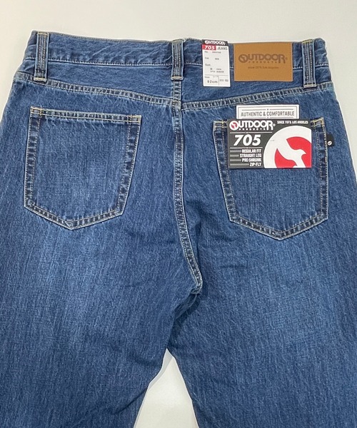 OUTDOOR PRODUCTS(アウトドアプロダクツ)の「OUTDOOR PRODUCTS/アウトドア プロダクツ ジーパン ロングパンツ 13oz レギュラーストレート デニムパンツ(デニムパンツ・メンズ・ワンウォッシュ/ブルー/ダークブルー・88/82/85/79/76/91/94)」の18枚目の写真