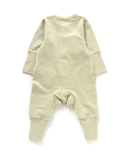 Ampersand(アンパサンド)の「【premier】ソフトストレッチロールアップリブカバーオール(ロンパース・キッズ・マスタード/アイボリー/ライトグレー・60/70/80)」の14枚目の写真