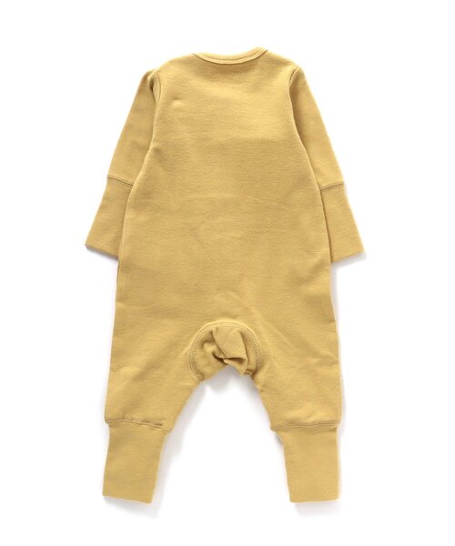 Ampersand(アンパサンド)の「【premier】ソフトストレッチロールアップリブカバーオール(ロンパース・キッズ・マスタード/アイボリー/ライトグレー・60/70/80)」の15枚目の写真