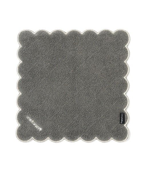 Chrome Hearts ハンカチ グレー キルトスカラップ ハンカチタオル グレー（ハンカチ/ハンドタオル