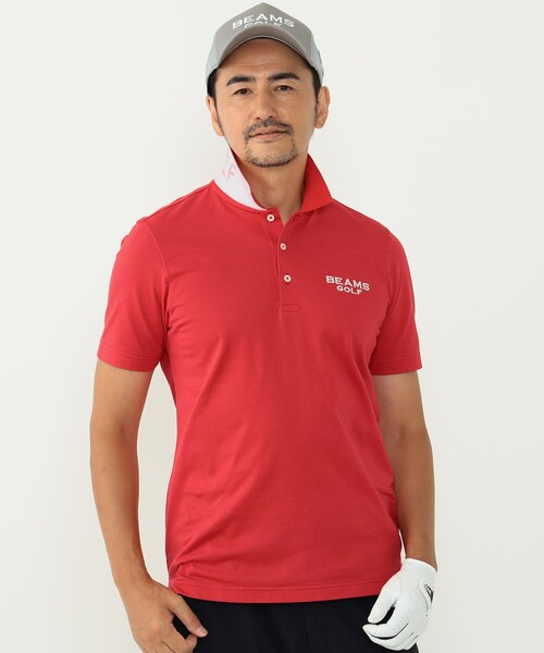 〈MEN〉BEAMS GOLF PURPLE LABEL / クレリック 鹿の子ポロシャツ