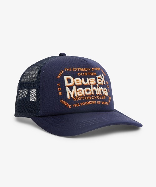 さらに100円引き◆DEUS EX MACHINA◆LECTROCUTE TRUCKER Deus Ex Machina Certified Trucker - Black - Urban Rider