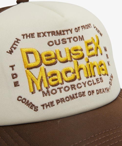 DEUS EX MACHINA（デウスエクスマキナ）の「EXTREMITY TRUCKER（キャップ・メンズ・ブラック/ネイビー/ブラウン・OS）」の7枚目の写真