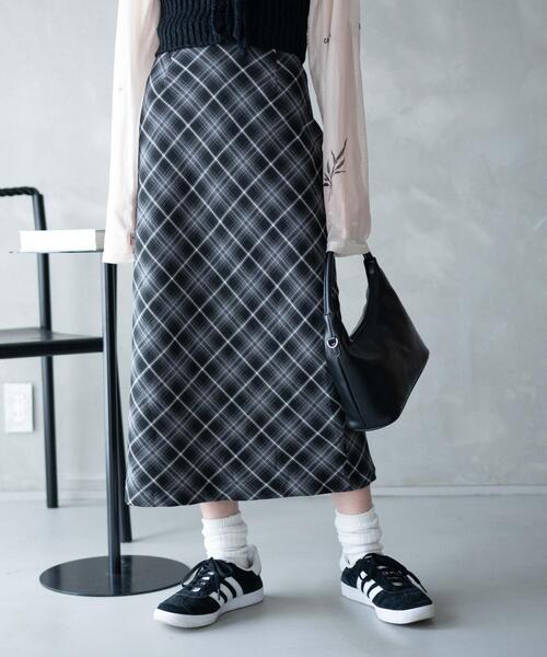 WEGO（ウィゴー）の「WEGO/バイアスチェックスカート（スカート・レディース・ブラック系その他2/ブルー系その他2・FREE）」の8枚目の写真