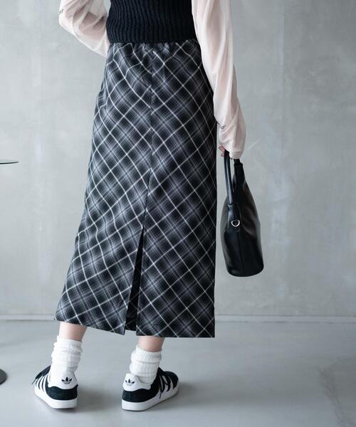 WEGO（ウィゴー）の「WEGO/バイアスチェックスカート（スカート・レディース・ブラック系その他2/ブルー系その他2・FREE）」の10枚目の写真