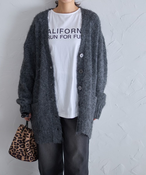 each(イーチ)の「カリフォルニアロゴロンT(Tシャツ/カットソー・レディース・ホワイト/ブラック/グレー/ネイビー/ホワイト×シルバー/グレー系その他・FREE)」の13枚目の写真
