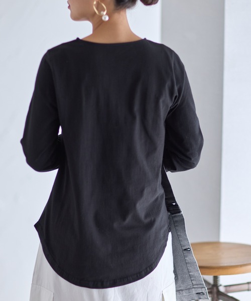 each(イーチ)の「カリフォルニアロゴロンT(Tシャツ/カットソー・レディース・ホワイト/ブラック/グレー/ネイビー/ホワイト×シルバー/グレー系その他・FREE)」の18枚目の写真