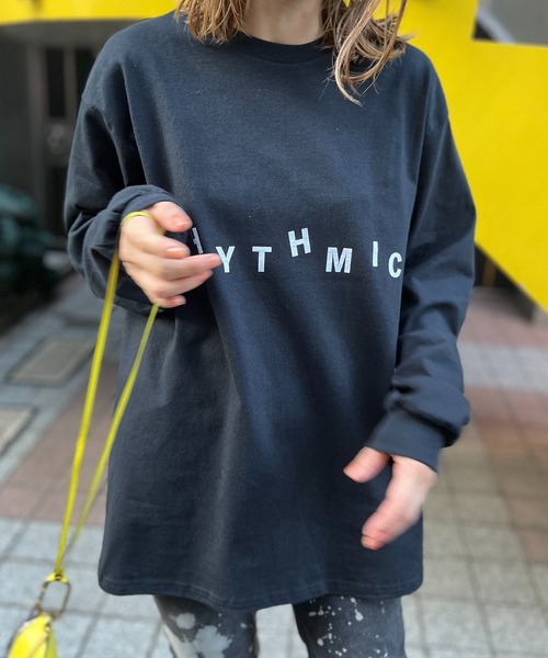 mi via loca（ミヴィアロカ）の「GILDAN リズミックロゴロンT 【PT NO. MVL007 ※2A】（Tシャツ/カットソー・レディース・オートミール/オフホワイト/ブラック・MEDIUM/X-LARGE）」の14枚目の写真