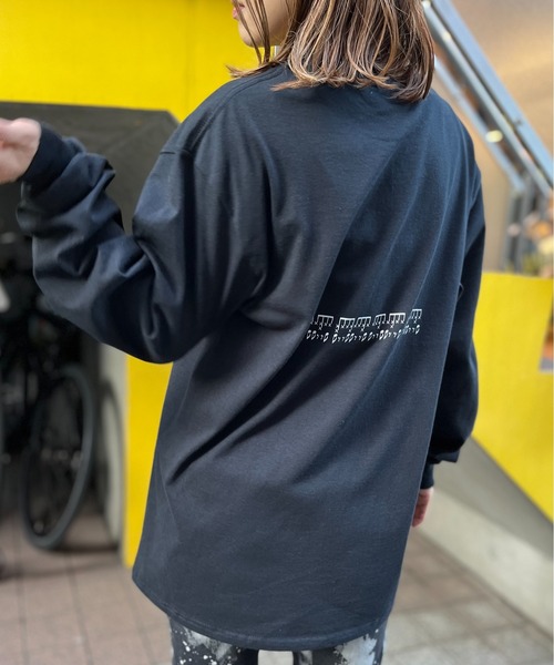 mi via loca（ミヴィアロカ）の「GILDAN リズミックロゴロンT 【PT NO. MVL007 ※2A】（Tシャツ/カットソー・レディース・オートミール/オフホワイト/ブラック・MEDIUM/X-LARGE）」の21枚目の写真