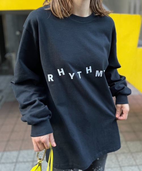 mi via loca（ミヴィアロカ）の「GILDAN リズミックロゴロンT 【PT NO. MVL007 ※2A】（Tシャツ/カットソー・レディース・オートミール/オフホワイト/ブラック・MEDIUM/X-LARGE）」の18枚目の写真