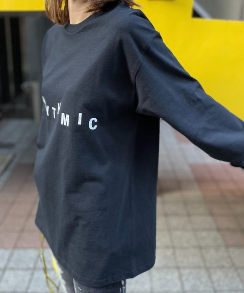 mi via loca（ミヴィアロカ）の「GILDAN リズミックロゴロンT 【PT NO. MVL007 ※2A】（Tシャツ/カットソー・レディース・オートミール/オフホワイト/ブラック・MEDIUM/X-LARGE）」の19枚目の写真