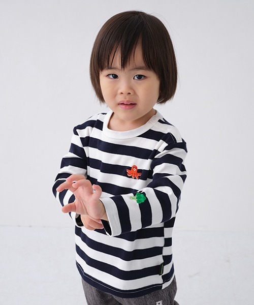 kladskap（クレードスコープ）の「お弁当ボーダー長袖Tシャツ（T