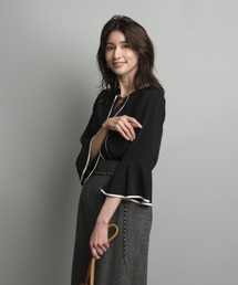 JUSGLITTY - 【美品】ジャスグリッティー パックチェーン フレアスリーブブラウス★ JUSGLITTY（シャツ/ブラウス(長袖/七分)）のフリマアイテム一覧