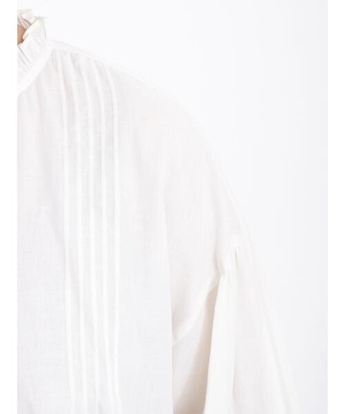 Samansa Mos2（サマンサ モスモス）の「襟フリルピンタックブラウス（シャツ/ブラウス・レディース・キナリ/ブラック・F）」の19枚目の写真