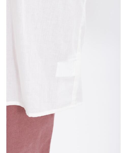 Samansa Mos2（サマンサ モスモス）の「襟フリルピンタックブラウス（シャツ/ブラウス・レディース・キナリ/ブラック・F）」の21枚目の写真