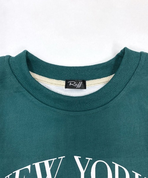 Riff(リフ)の「ロゴプリントBIGプルオーバー(Tシャツ/カットソー・レディース・グレー/グリーン/アイボリー/ブラック・M)」の9枚目の写真