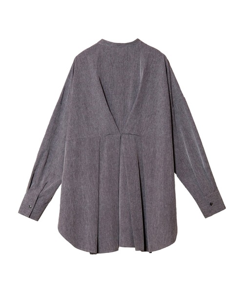 OSMOSIS（オズモーシス）の「切替タックブラウス（シャツ/ブラウス・レディース・グレー/ブラック/ホワイト・ONE SIZE）」の20枚目の写真