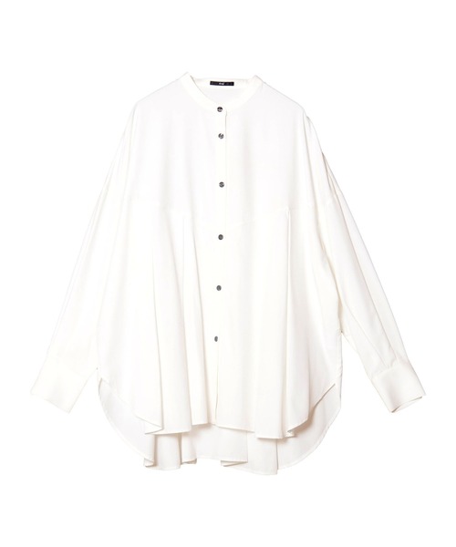 OSMOSIS（オズモーシス）の「切替タックブラウス（シャツ/ブラウス・レディース・グレー/ブラック/ホワイト・ONE SIZE）」の22枚目の写真