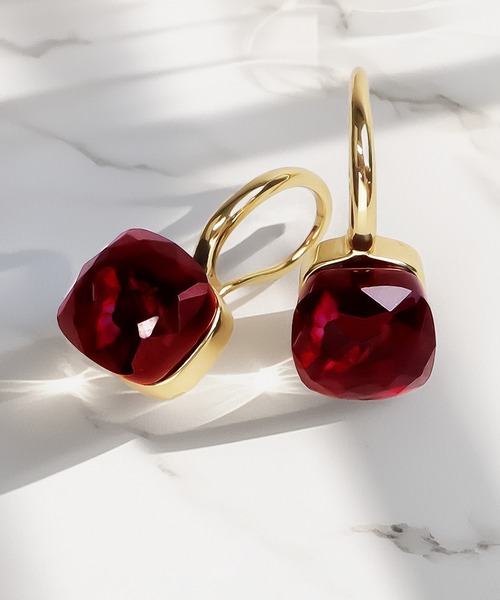 blackdia ocean（ブラックダイヤオーシャン）の「blackdia ocean クォーツピアス（ピアス（両耳用）・レディース・ブルー/ライトグリーン/オリーブ/パープル/ライトブルー/ダークグリーン/オレンジ/ラベンダー/ワインレッド/イエロー/ブラック/ゴールド系その他/ピンク/ライトブラウン/グリーン・FREE）」の13枚目の写真