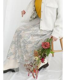 Te chichi TERRASSE | 【日比谷花壇コラボ】チュールスカート(スカート)