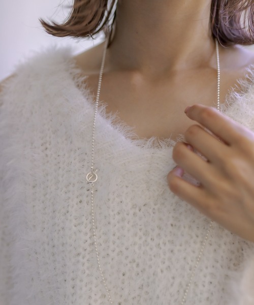 mystic（ミスティック）の「[Eau]ball chainnecklace（ネックレス・レディース・シルバー・ONE SIZE）」の4枚目の写真