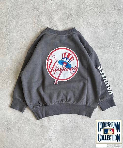 MLB（メジャーリーグベースボール）の「【MLB】プリントスウェット（90～150cm）（スウェット・キッズ・ブルー/グリーン/レッド/チャコール・130/100/140/90/150/120/110）」の6枚目の写真