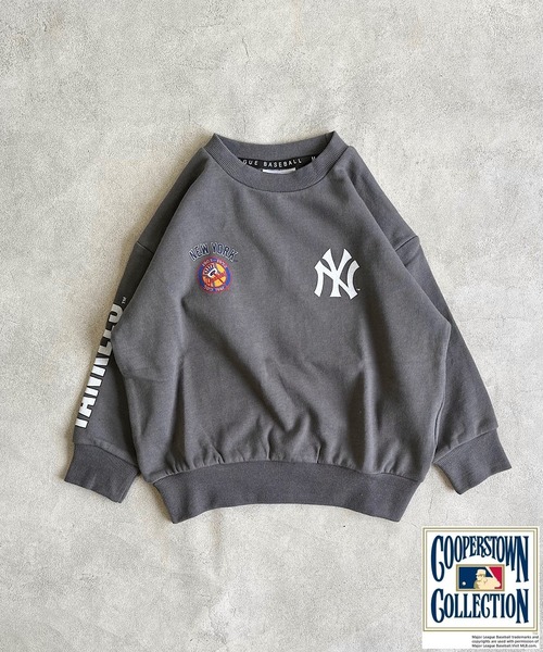 MLB（メジャーリーグベースボール）の「【MLB】プリントスウェット（90～150cm）（スウェット・キッズ・ブルー/グリーン/レッド/チャコール・130/100/140/90/150/120/110）」の5枚目の写真