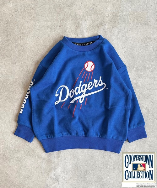 MLB（メジャーリーグベースボール）の「【MLB】プリントスウェット（90～150cm）（スウェット・キッズ・ブルー/グリーン/レッド/チャコール・130/100/140/90/150/120/110）」の10枚目の写真