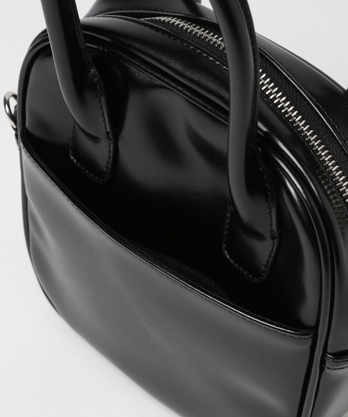 LOWRYS FARM(ローリーズファーム)の「スクエアボストンバック 980539(ボストンバッグ・レディース・シルバー/ブラック・FREE)」の6枚目の写真