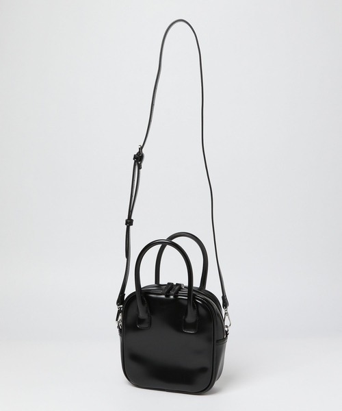 LOWRYS FARM(ローリーズファーム)の「スクエアボストンバック 980539(ボストンバッグ・レディース・シルバー/ブラック・FREE)」の12枚目の写真