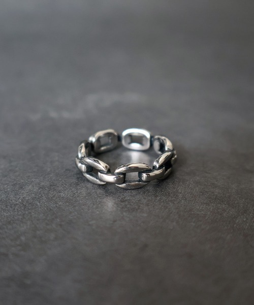 4INT.(フォイント)の「チェーンリング / サージカルステンレス316L (金属アレルギー対応)(リング・メンズ・A/B/C・18号/16号)」の1枚目の写真