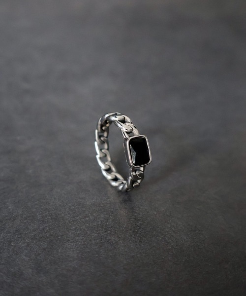 4INT.(フォイント)の「チェーンリング / サージカルステンレス316L (金属アレルギー対応)(リング・メンズ・A/B/C・18号/16号)」の3枚目の写真