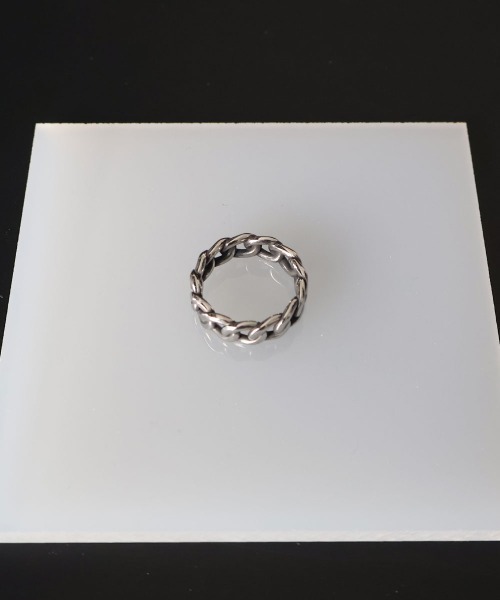 4INT.(フォイント)の「チェーンリング / サージカルステンレス316L (金属アレルギー対応)(リング・メンズ・A/B/C・18号/16号)」の4枚目の写真