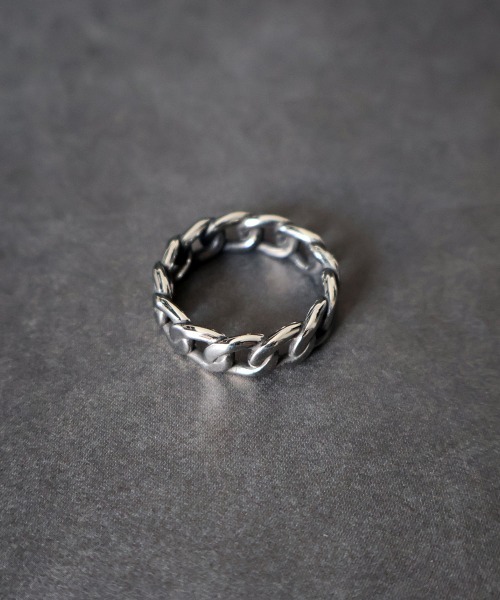 4INT.(フォイント)の「チェーンリング / サージカルステンレス316L (金属アレルギー対応)(リング・メンズ・A/B/C・18号/16号)」の7枚目の写真