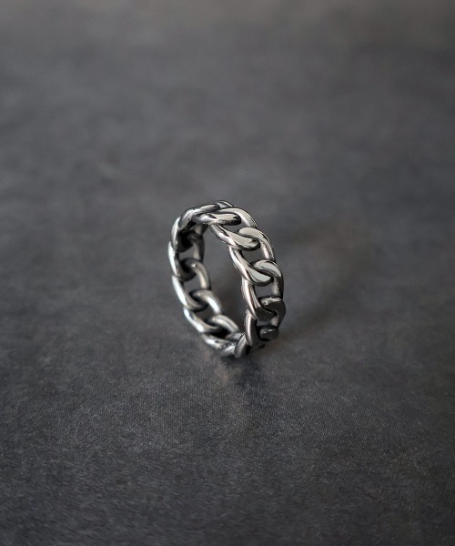 4INT.(フォイント)の「チェーンリング / サージカルステンレス316L (金属アレルギー対応)(リング・メンズ・A/B/C・18号/16号)」の8枚目の写真