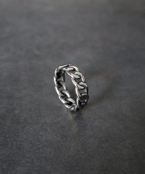 4INT.(フォイント)の「チェーンリング / サージカルステンレス316L (金属アレルギー対応)(リング・メンズ・A/B/C・18号/16号)」の9枚目の写真