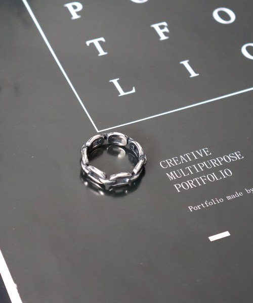 4INT.(フォイント)の「チェーンリング / サージカルステンレス316L (金属アレルギー対応)(リング・メンズ・A/B/C・18号/16号)」の14枚目の写真