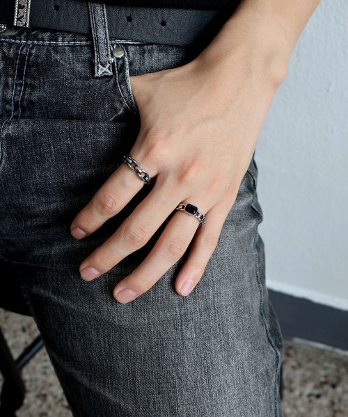 4INT.(フォイント)の「チェーンリング / サージカルステンレス316L (金属アレルギー対応)(リング・メンズ・A/B/C・18号/16号)」の16枚目の写真